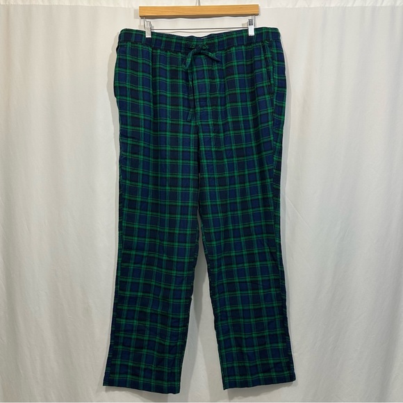 NWT J. Crew Men’s Plaid Flannel Pull On Pajama Lounge Pants in Tarten Plaid - Picture 3 of 13